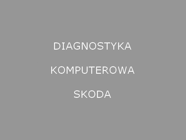 Diagnostyka komputerowa Skoda Warszawa